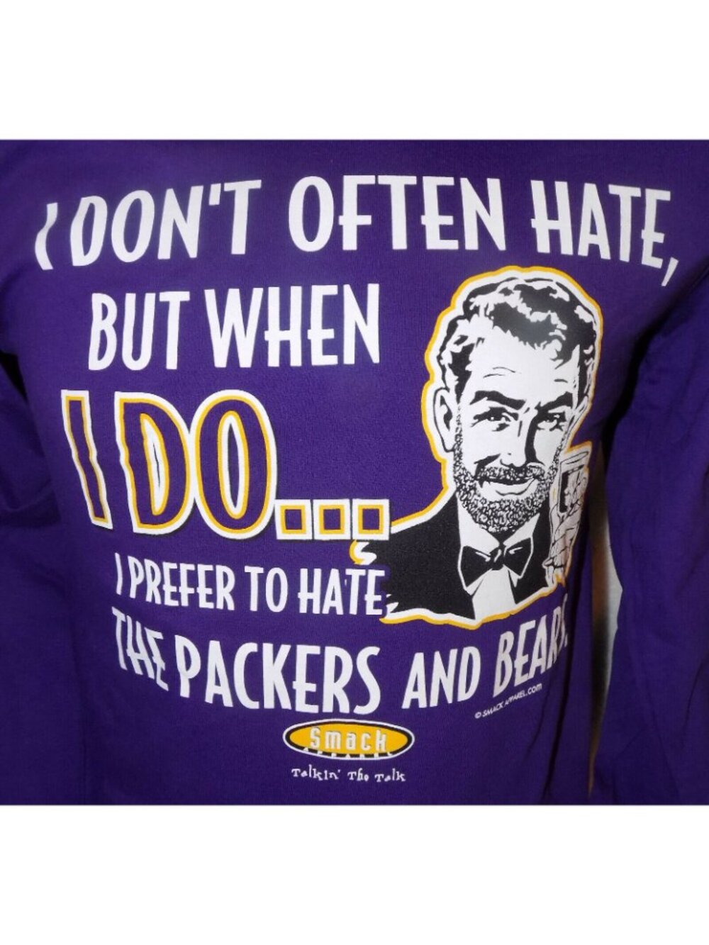 Minnesota Vikings Stay Victorious (Anti-Packers\Bears) Shirt, Small - Picture 2 of 3
